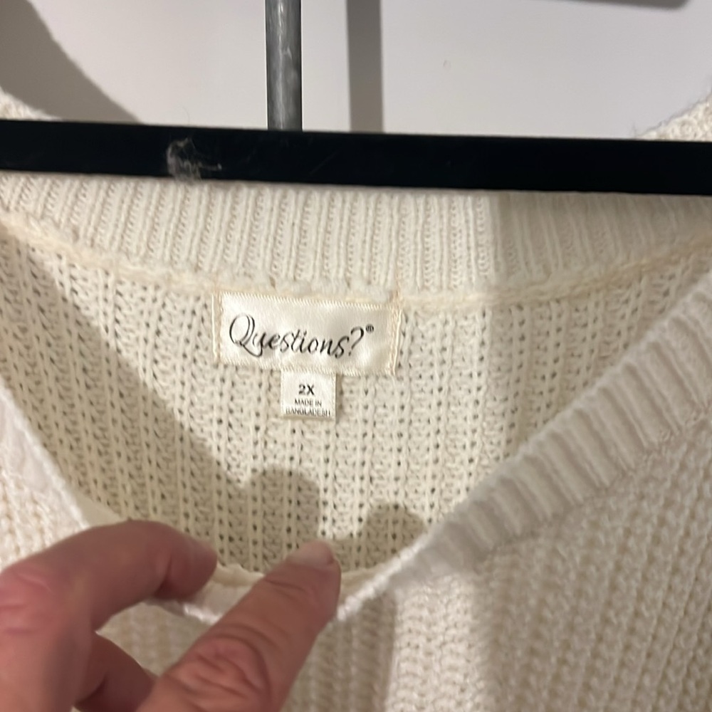 Questions? Sweater - Picture 4 of 7